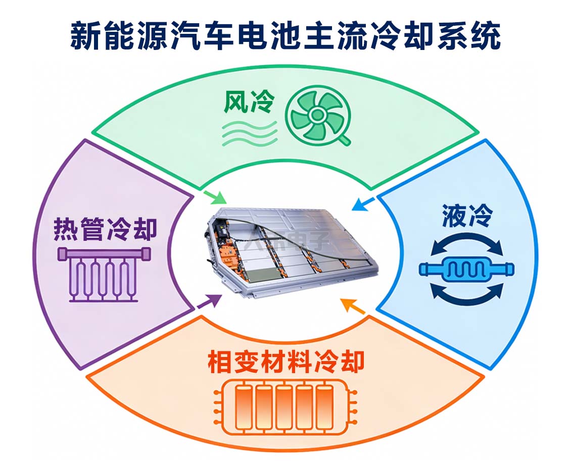 新能源汽車電池主流冷卻系統(tǒng)